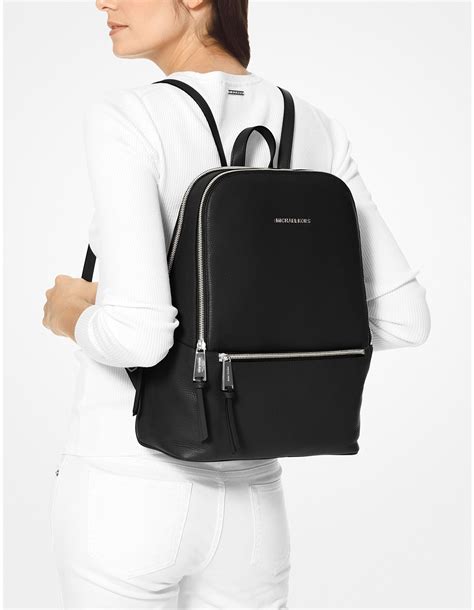 Toby Medium Pebbled Leather Backpack 